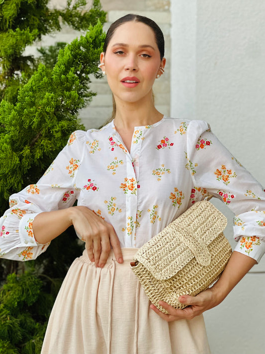 Camisa Flowers